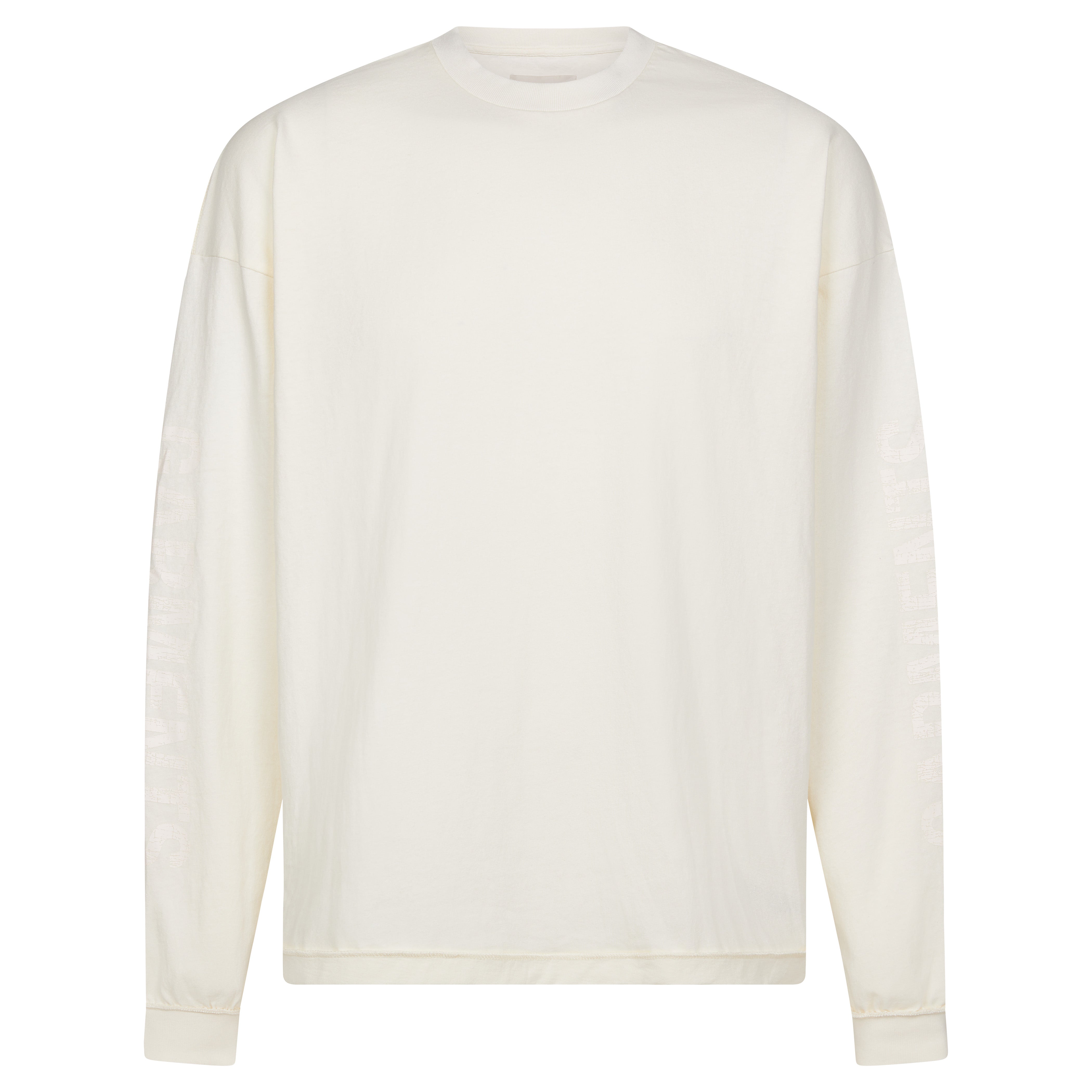 REVERSIBLE INSIDE OUT LONGSLEEVE - IVORY WHITE