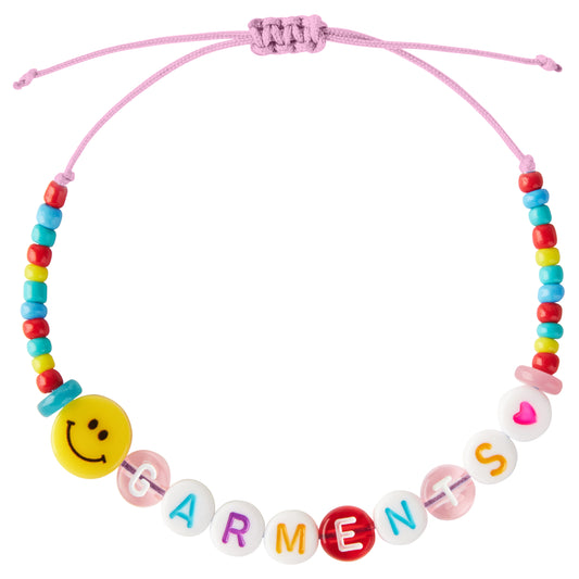 SMILE AND LOVE BRACELET - PINK