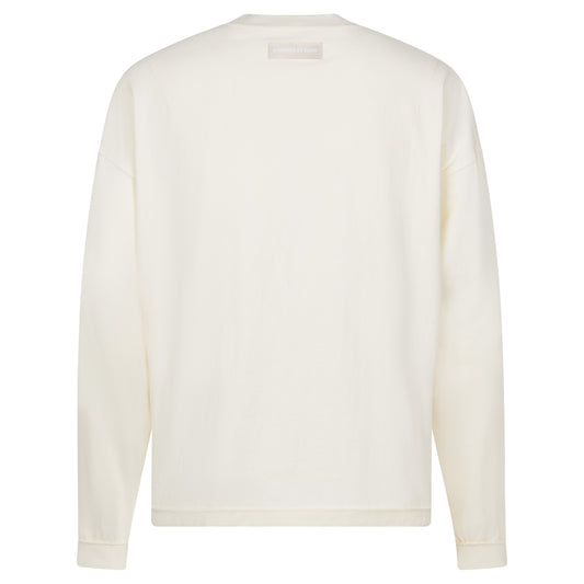 REVERSIBLE INSIDE OUT LONGSLEEVE - IVORY WHITE