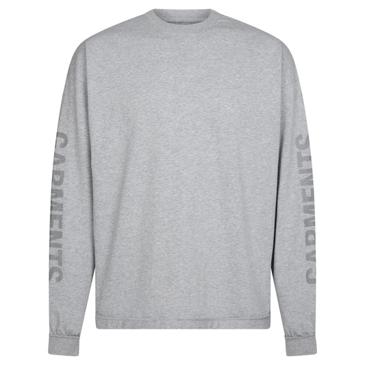 REVERSIBLE INSIDE OUT LONGSLEEVE - HEATHER GREY