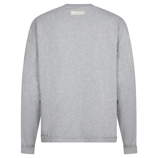 REVERSIBLE INSIDE OUT LONGSLEEVE - HEATHER GREY