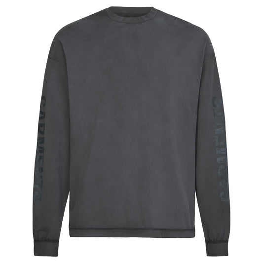 REVERSIBLE INSIDE OUT LONGSLEEVE - SUNFADED CONCRETE GREY