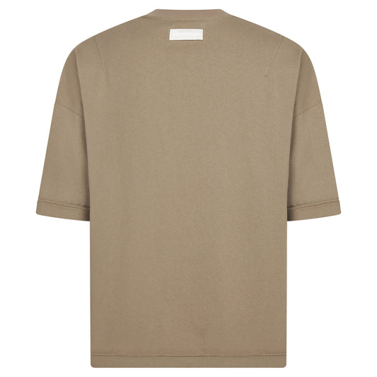 REVERSIBLE INSIDE OUT TEE - PERFECT TAUPE