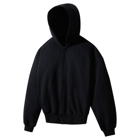 THE PERFECT ZIP HOODIE - VINTAGE BLACK